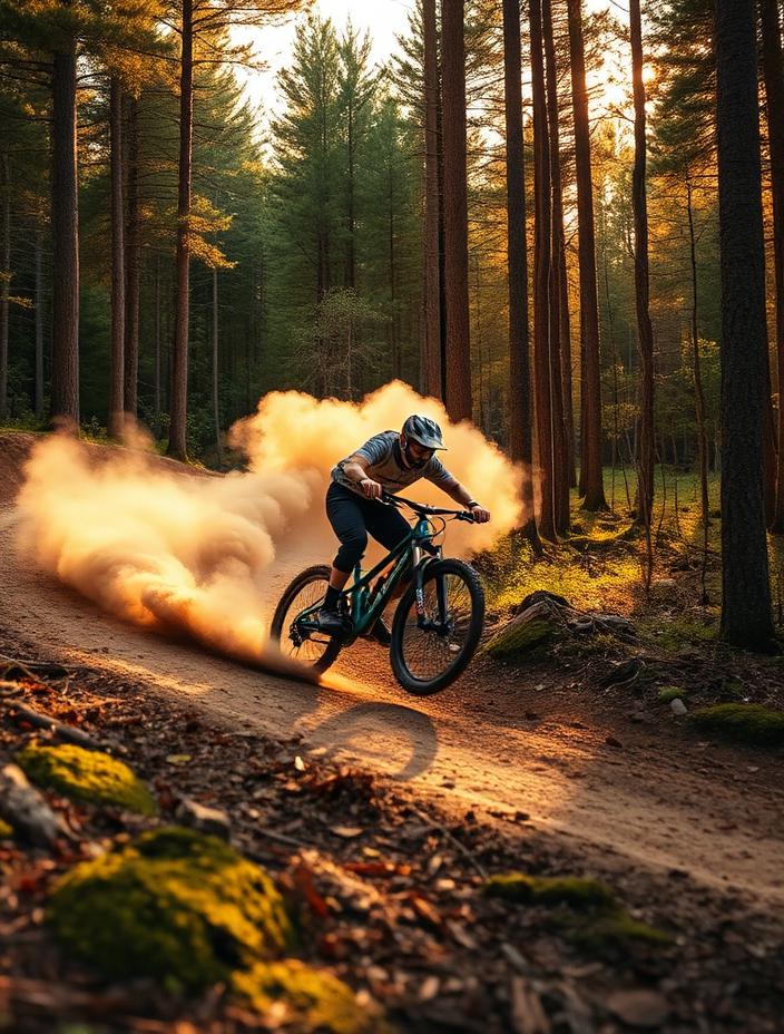 DIRT action sports scene representing the HORNGRY DIRT sector