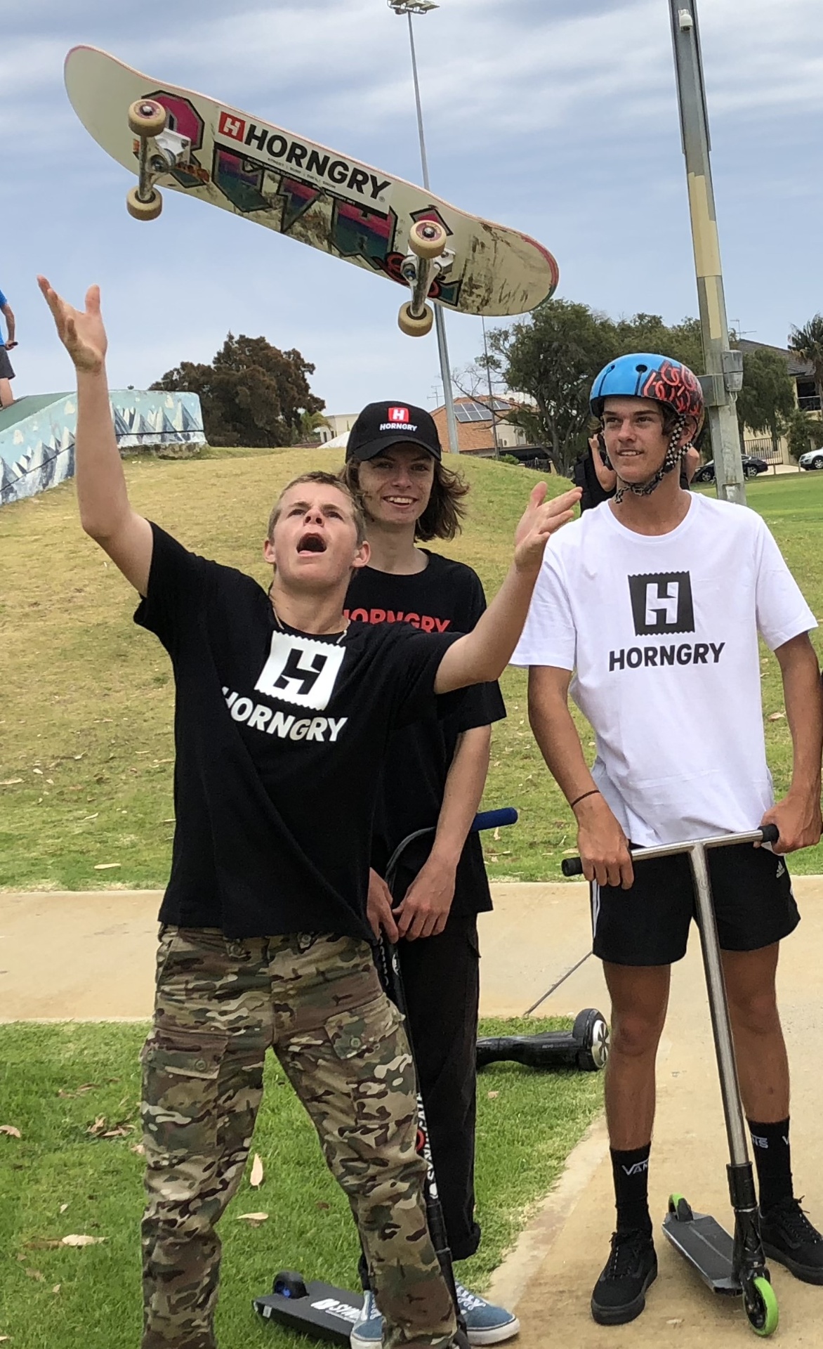 STREET action sports scene representing the HORNGRY STREET sector